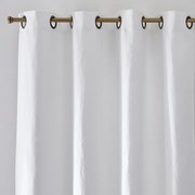 Verduisteringsgordijn in gewassen linnen met oogjes Onega