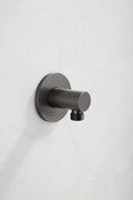 Saniclear Plus wand wateraansluiting verouderd ijzer - gunmetal