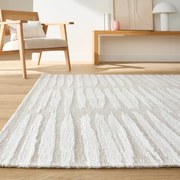 Grafisch plat geweven vloerkleed, Opale