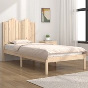 vidaXL Bedframe massief grenenhout 75x190 cm 2FT6 Small Single