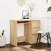 vidaXL Bureau 90x45x76 cm spaanplaat sonoma eikenkleurig