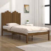 vidaXL Bedframe grenenhout honingbruin 75x190 cm 2FT6 Small Single