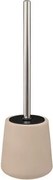 5Five Colors Toiletborstel met Houder– Beige – Polyresin&amp;RVS– 40 cm – Stijlvol&amp;Praktisch