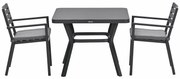 Garden Impressions Amarillo bistro tuinset 3-delig - Mina tuintafel 90x90 cm