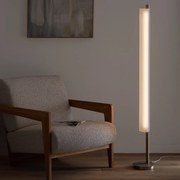 Vloerlamp in gezandstraald glas, design Gallina, Strozzi