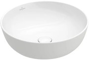 Villeroy & Boch Artis opzetwastafel rond Ø43cm zonder overloop wit 41794301