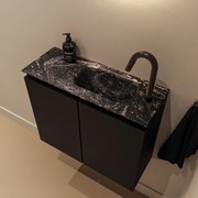 Mondiaz Ture DLux toiletmeubel 60cm urban met wastafel lava rechts met kraangat