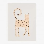 Decoratief Schilderij 30x40 Cm Gedrukt Op Canvas Lawrence Kids Beige – Linnen - Sklum