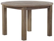 Dining Tuintafel rond 120 cm Old teak greywash Brighton