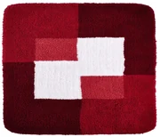 RIDDER Badkamermat Coins 55x50 cm rood 7103806