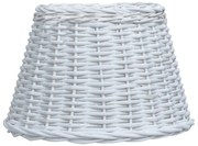 vidaXL Lampenkap 38x23 cm wicker wit