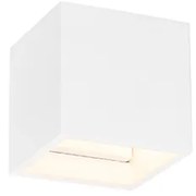 Moderne wandlamp wit met lichteffect - Kay Novo