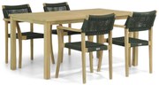 Tuinset 4 personen 160 cm Rope Groen Lifestyle Garden Furniture Dallas/Weston