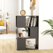 vidaXL Boekenkast/kamerscherm 60x24x94 cm spaanplaat grijs