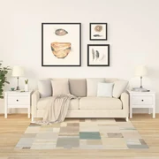 vidaXL Bijzettafels 2 st 50x50x49 cm massief grenenhout wit