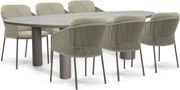 Tuinset 6 personen Rope Taupe 4 Seasons Outdoor Florence/Guave