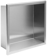 bathroom shelf 30x30 steel brush