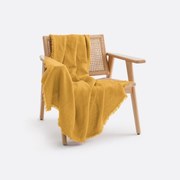 Plaid in gewassen linnen, Linange