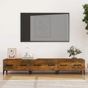 vidaXL Tv-meubel 150x34,5x30 cm bewerkt hout gerookt eikenkleurig