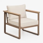 Lipov Aluminium Tuinstoel Moka Bruin - Sklum