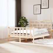 vidaXL Bedframe massief grenenhout 150x200 cm 5FT King Size