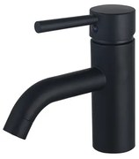 Fortifura Calvi Wastafelkraan - 14.8cm - opbouw - mat zwart SW377833
