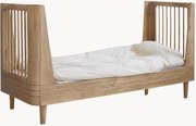 Handgemaakt kinderbed Nature 2.0 van eikenhout, B 73 x L 165 cm