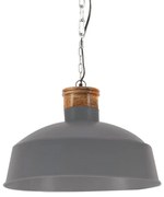 vidaXL Hanglamp industrieel E27 58 cm grijs