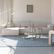 Zuiver Milka Sand Design Bank Met Chaise Longue Links Zandkleur