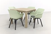 Sophie tuinstoel French Green/Rome grey 100 cm. - tuinset 5-delig