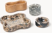 Decoratieve schalen Elara van kunstmarmer, 4-delig