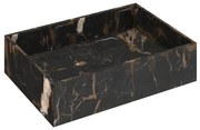 Saniclear Portoro Gold marmer waskom rechthoekig 50x35cm