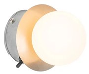 Wandlamp staal IP44 met schakelaar - Cederic