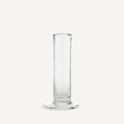 Rechte cilindervormige glazen vaas, H24 cm, Stille