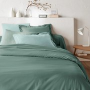 Dekbedovertrek met rits in effen katoen, Scénario