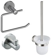 Fortifura Calvi Toiletset 3-delig Geborsteld RVS PVD (RVS) SW639927 SW639930 SW639928