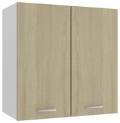 vidaXL Hangkast 60x31x60 cm bewerkt hout sonoma eikenkleurig