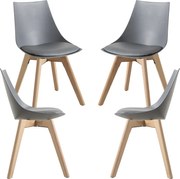 Set 4 Blok Stoelen