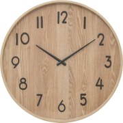 Atmosphera Ivana Wandklok – Hout – diameter 55 cm – Beige – Keuken/Kamer/Kantoor