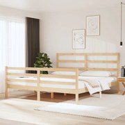 vidaXL Bedframe massief grenenhout 180x200 cm 6FT Super King