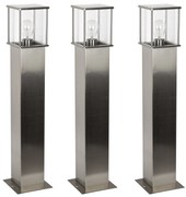 Astro 1 set 3 stuks tuinlamp Tuinverlichting Zilver