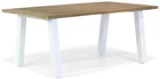 Dining Tuintafel rechthoekig 180 x 100 cm Wit Glasgow