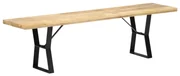 vidaXL Bankje 160 cm massief mangohout
