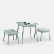 Set kindertafel en 2 banken, Cuadera