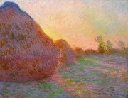 Kunstreproductie Haystacks, Claude Monet