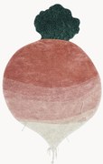 Handgeweven kindervloerkleed Ramona the Radish, wasbaar