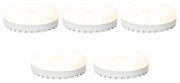 Set van 5 Smart GX53 dimbare LED lampen opaal 9W 806 lm 2700-6500K