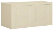 vidaXL Kussenbox 85 L 86x40x42 cm wit