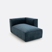 Omvormbare longchair geribd fluweel, Seven