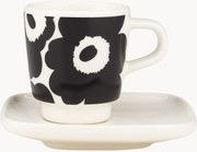 Espressokopje & schoteltje Unikko